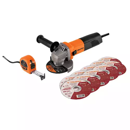 Truper Combo esmeriladora 4 1/2" profesional 700 W
