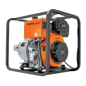 MOTOBOMBA AUTOCEBANTE 4" X 4" A DIESEL 10 HP, TRUPER